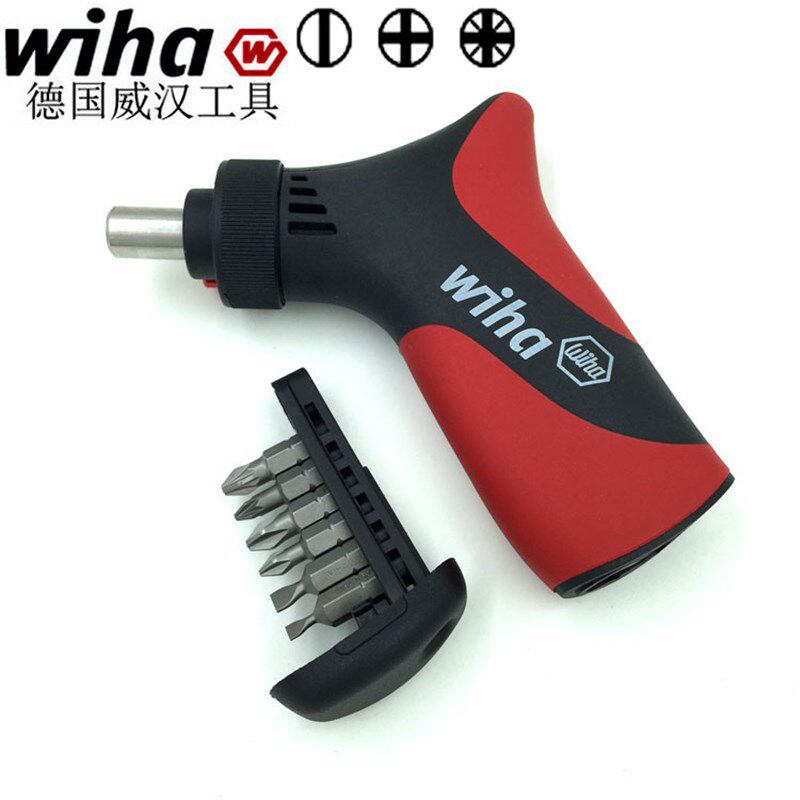 德国wiha威汉进口72齿棘轮螺丝刀一字十字批头扳手螺丝起子38915