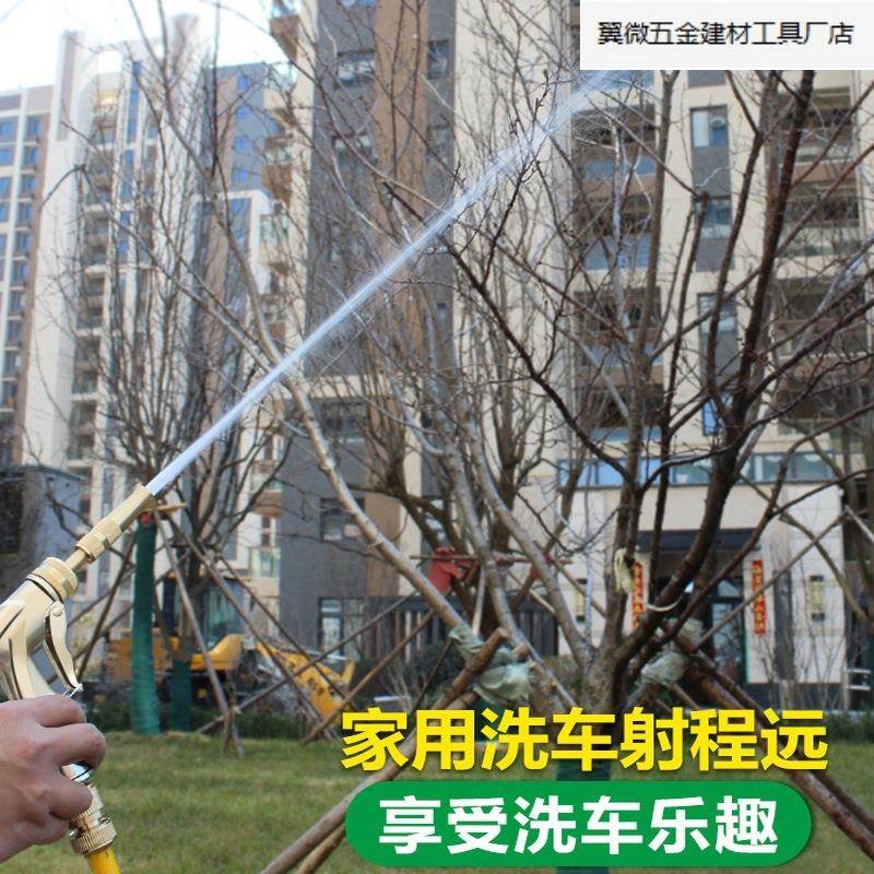 带泡沫壶汽车冲车家用水管洗软管RLD冲洗地面接水来高压自车水.