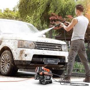 亿力4420自FWH高压车车机洗220V家用清洗机全动洗车水洗枪水泵