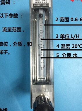 常州双环热工仪表DK800-6  DK800-6F双环牌 玻璃转子流量计
