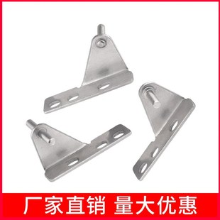 S13明装不锈钢铰链固定板 厨房橱柜门合页修复明装片加厚加固折页