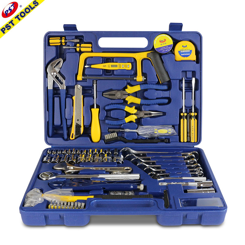 帕司特 79件套多用途工具组合套装 机修/扳手/五金箱家用手动汽车