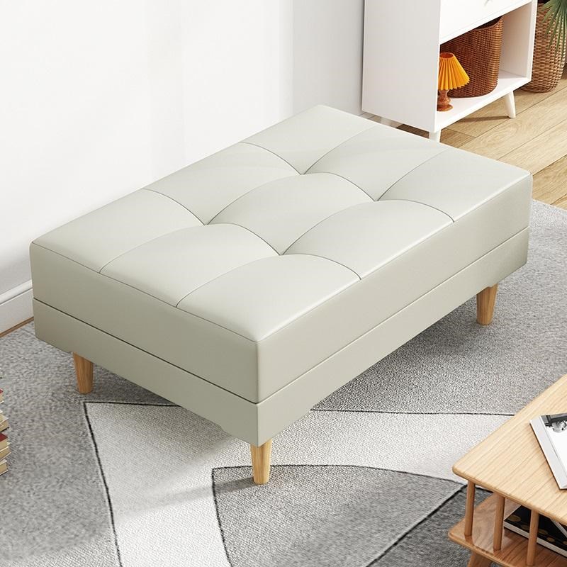 阳台沙发单人床边躺椅脚凳拼接床贵妃榻脚踏加宽R拼床尾换鞋休息