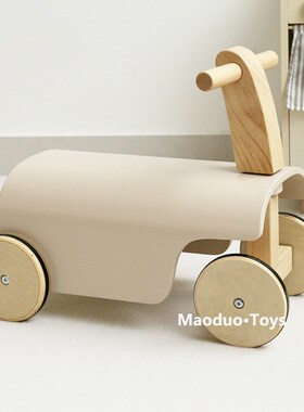儿童平衡车学步助步前行木制滑行扭B扭车1-3岁小童益智礼物学走TC