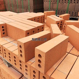 铺地红砖空心砖多孔陶土砖陶土烧结砖砖墙砖砌墙清水装饰建筑用砖