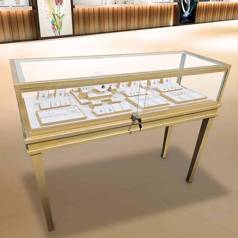 哲宇高档珠宝柜台饰品展示柜精品展架玻璃手表展柜玉器古玩首饰柜