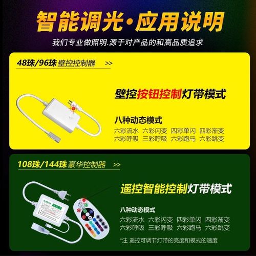 彩灯带七彩流光跑马灯户外霓虹灯变色灯广告招牌超亮防水led灯条
