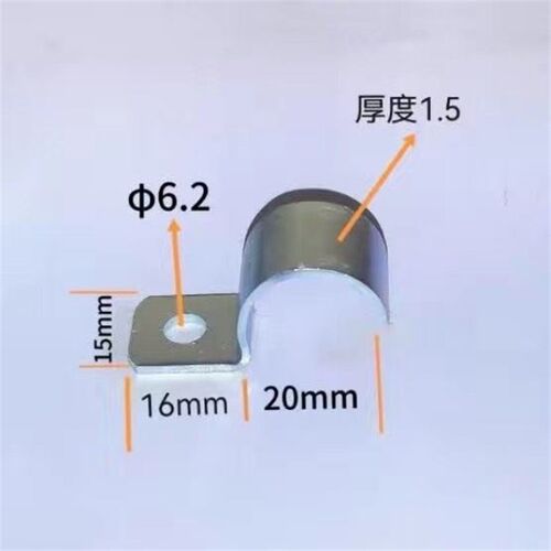 镀锌单边管卡欧姆卡单孔管夹仪表管卡单孔骑马卡KQ01固定卡P型管