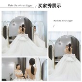 婚纱店三面镜礼服馆婚纱试衣镜全身显瘦美颜大镜子试纱落地镜