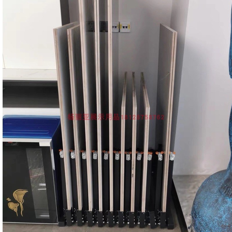 瓷砖展示架推拉大板地砖样品架落地式瓷砖架抽拉式大理石货架展柜