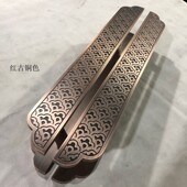 仿古大门玻璃门拉手古铜雕刻门扶手定制loo酒店豪华大门把手