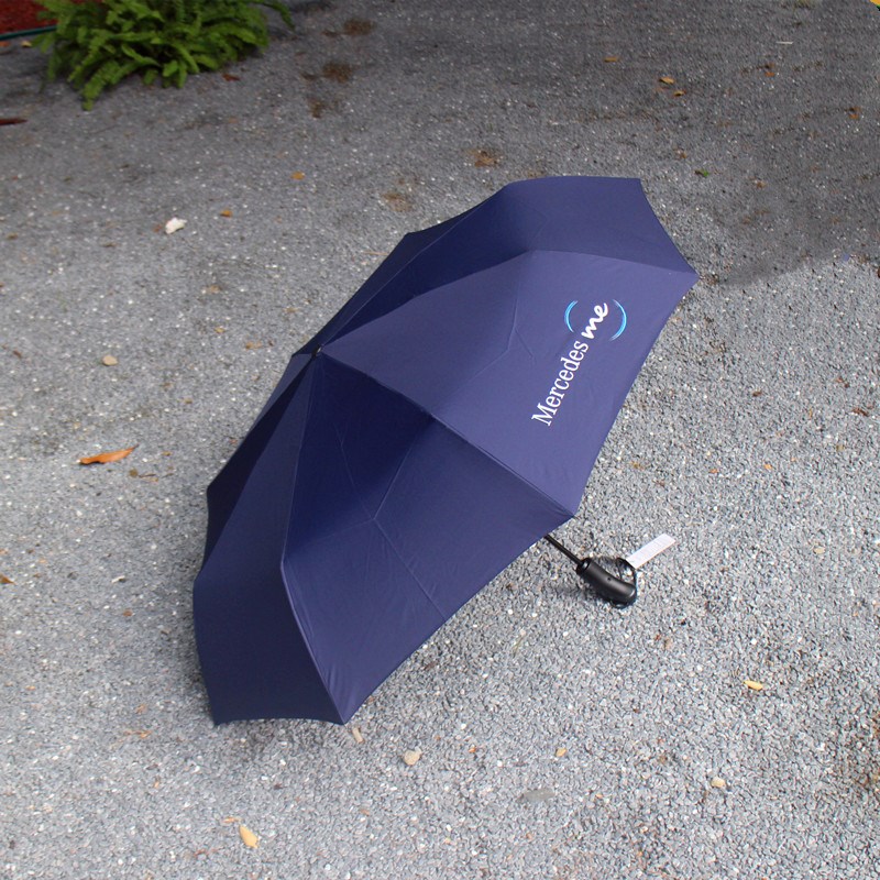 汽车雨伞 户外旅行活动创意短款三折遮阳便携全自动晴雨伞
