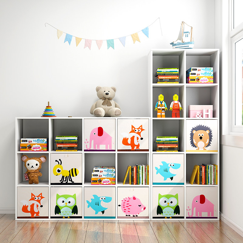 可比熊实木儿童书架收纳架落地宝宝书柜多层玩具收纳柜简约置物架,住宅家具,书架,淘宝优惠券,粉丝福利购,淘宝优惠卷
