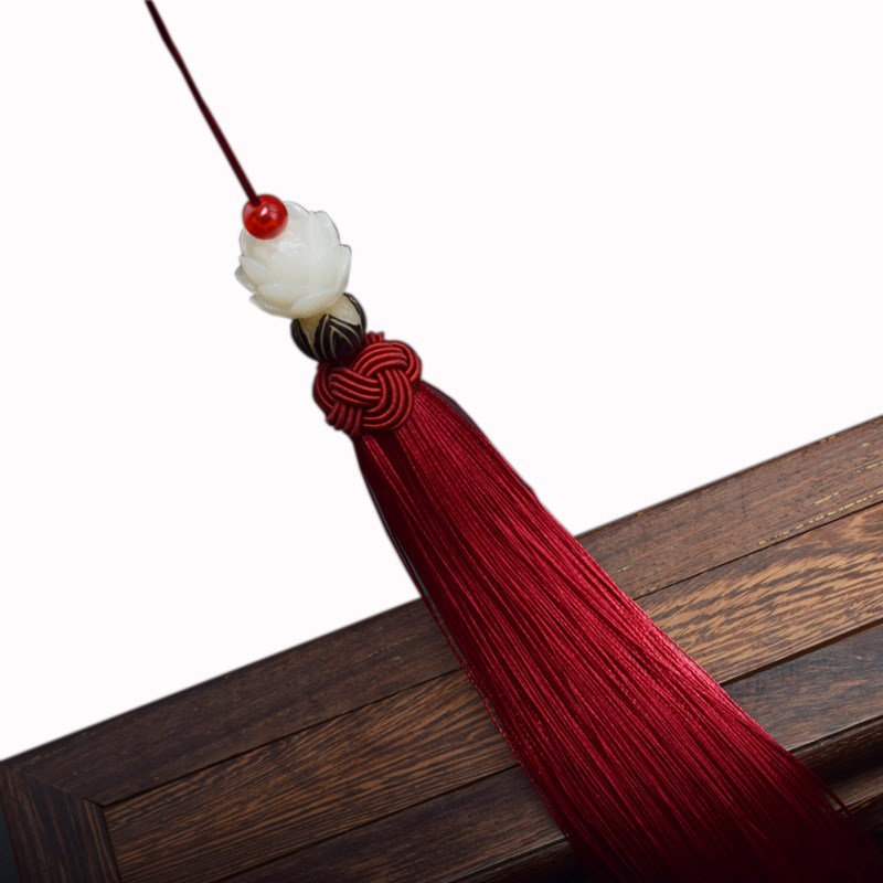 莲花笛穗笛子挂坠吊穗配件竹笛挂穗件横笛流苏穗子乐器配件