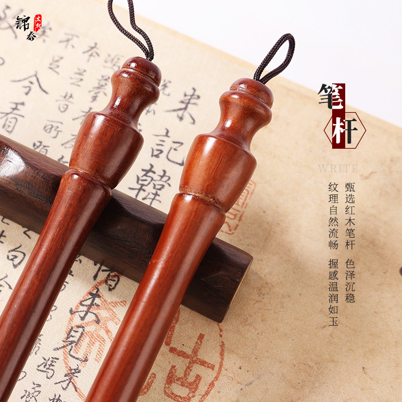 对联毛笔春联书法毛笔大字提斗狼兼毫大楷大斗大毛笔福字斗方国画