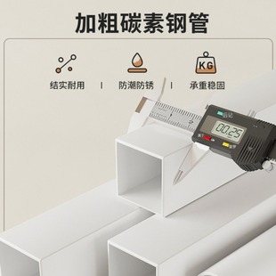挂衣架全封闭拉帘款 简易衣柜家用卧室布衣柜结实耐用钢架结构组装