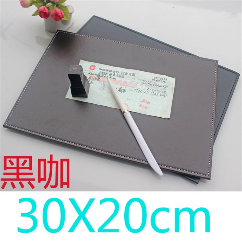 酒店前台接待写字板签约垫板皮质签字垫子A4办公桌台垫会议垫板夹