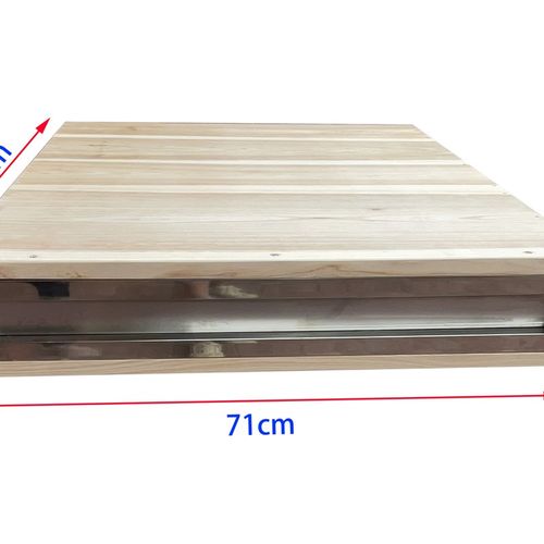 衫木实木蒸箱蒸粉箱广东肠粉蒸柜簸箕竹窝蒸粉架单层双层传统蒸笼
