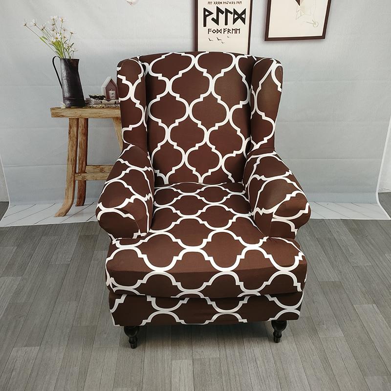 老虎椅沙发套 单人沙发小户型酒店客房印花简约沙发老虎凳套