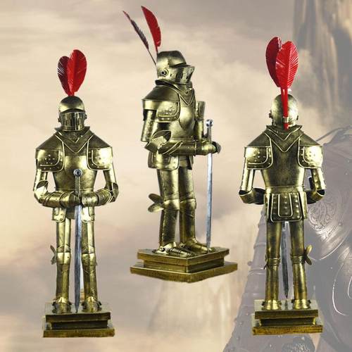 斯巴达勇士铁艺铠甲模型摆件橱窗陈列摆设摄影道具罗马武士