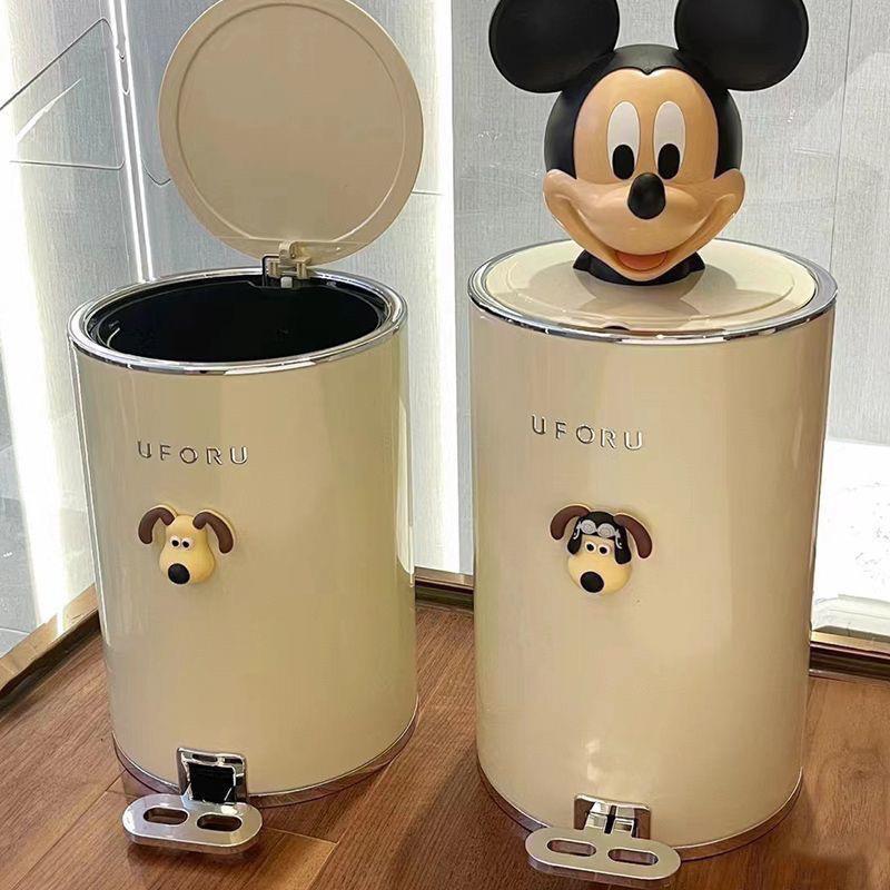 轻奢脚踩垃圾桶带盖大容量客厅家用厨房卫生间卧室现代简约网红桶