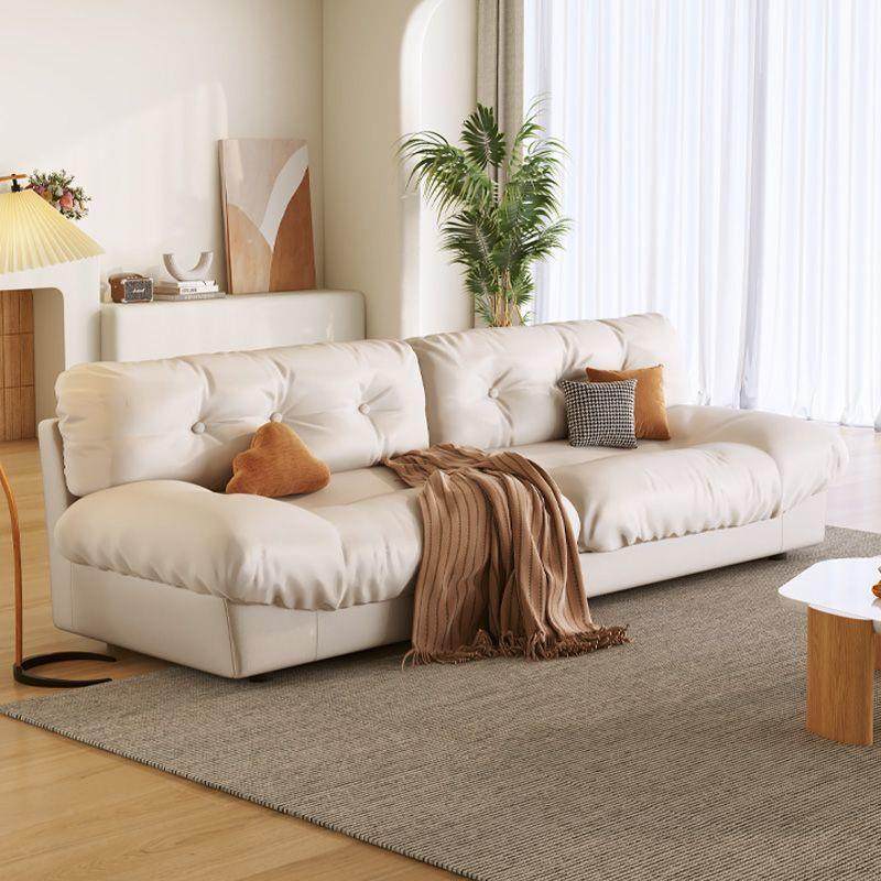云朵科技布沙发客厅奶油风小户型家具布艺沙发简约懒人沙发家用