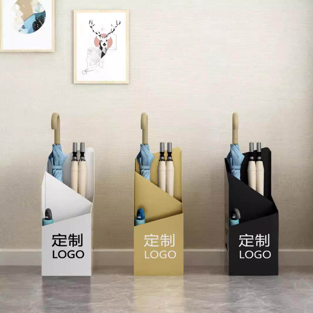 雨伞架简约商用家用创意门口收纳雨伞桶个性铁艺金属放伞置物架
