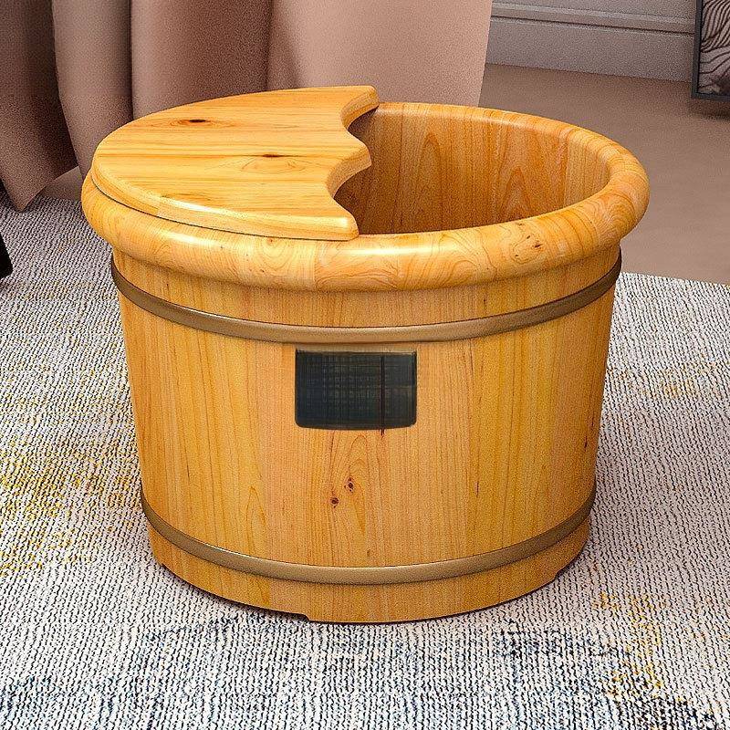 香柏木泡脚桶家用实木洗脚桶保温木质泡脚木桶足浴洗脚泡脚盆木盆