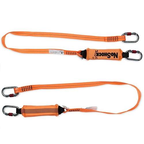 代尔塔504210减震绳Y型双钩带缓冲包安全带建筑高空作业防坠落CE