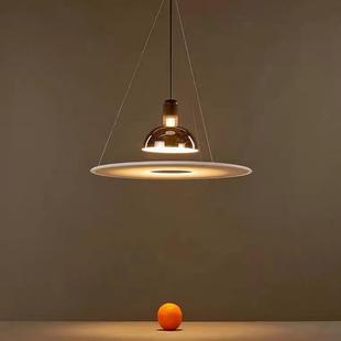 意大利全光谱飞碟吊灯餐厅高级感岛台灯设计师餐桌饭厅吧台吊线灯