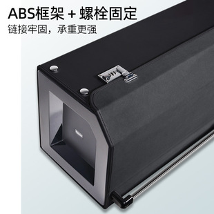 原裝 箱汽車后備箱儲物箱收納箱 高定無異味翻毛皮智能燈光拉桿密碼