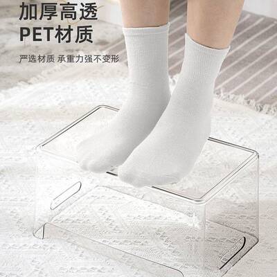 面膜收纳盒透明化妆品大容量桌面置物架整理盒子家用简约收纳盒子