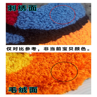 4朵粉红玫瑰家用地垫 2020新款 饰地毯 时尚 家居卧室地垫浴室 装