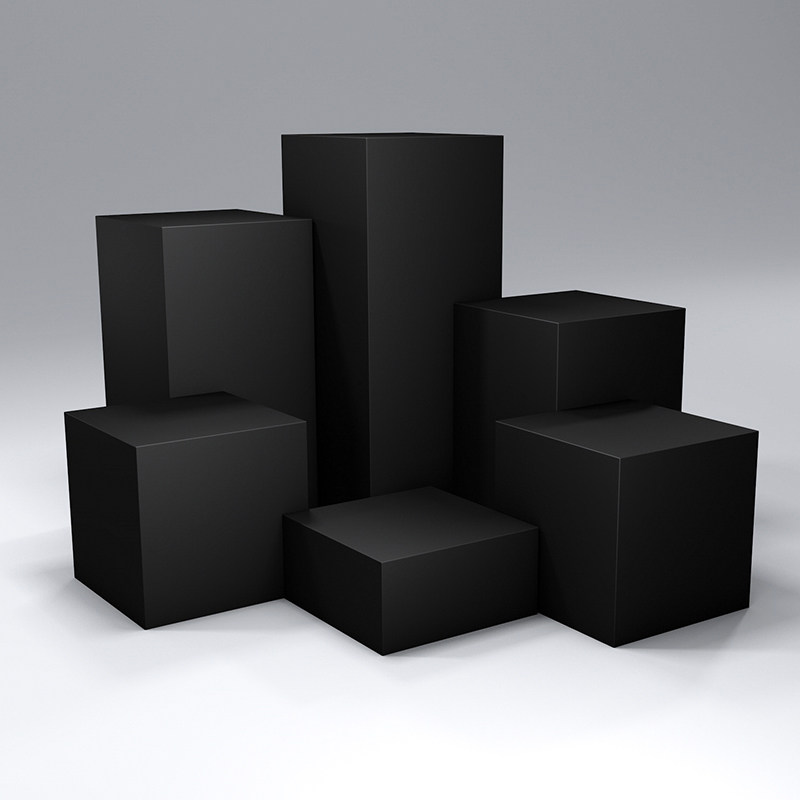 个性高低展示台 服装店橱窗模特地台 流水台展示架方形几何体摄影