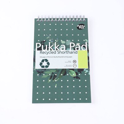 Pukka Pad横线竖翻线圈本上翻横线笔记本子螺旋纠错记事本简约商