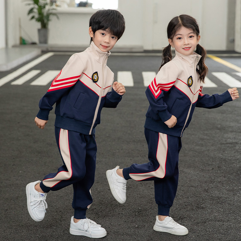 儿童校服套装小学生班服中学生运动会三件套老师幼儿园园服春秋装
