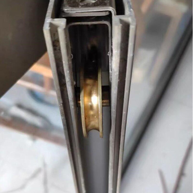 门窗滑轮铝合金门窗老式90型滑轮滚轮老式推拉窗脚轮滚轮子铜轮