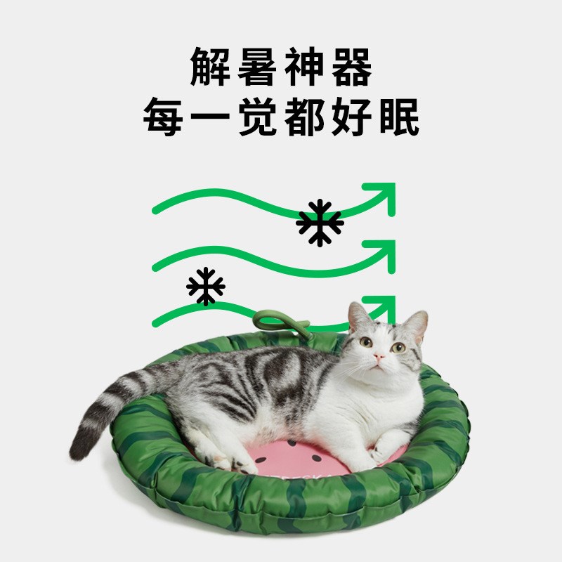 西瓜西柚宠物冰垫降温冰窝狗狗凉垫猫咪凉席睡眠垫子夏季猫咪