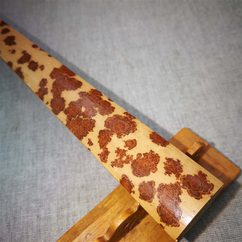 精品湘妃竹折扇水滴9.5寸16方排口2.5苏工收藏文玩苏宣扇面陈敏制