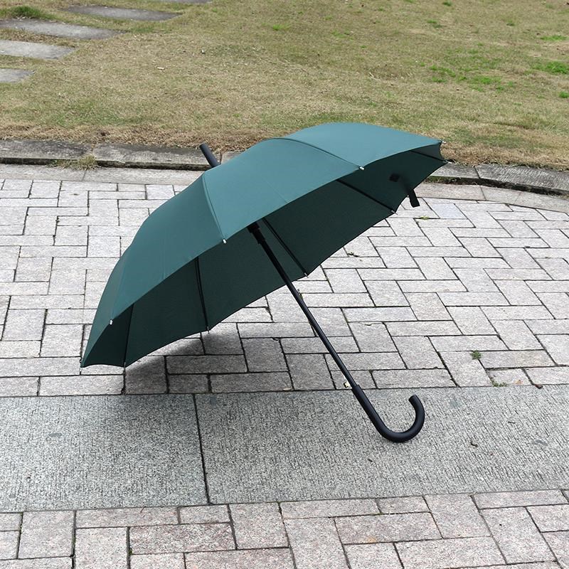 10骨长柄广告伞雨伞定制logo礼品伞订做印字直柄男士大号加固黑色