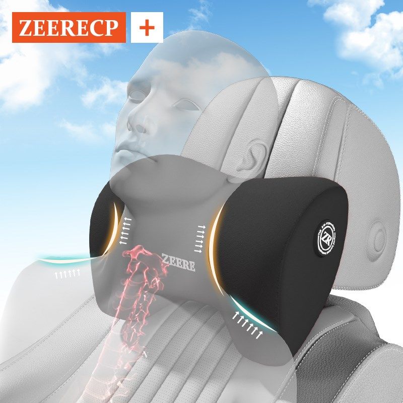 汽车头枕护颈枕车内用靠枕记忆棉车载驾驶员开车专用座椅头枕腰靠