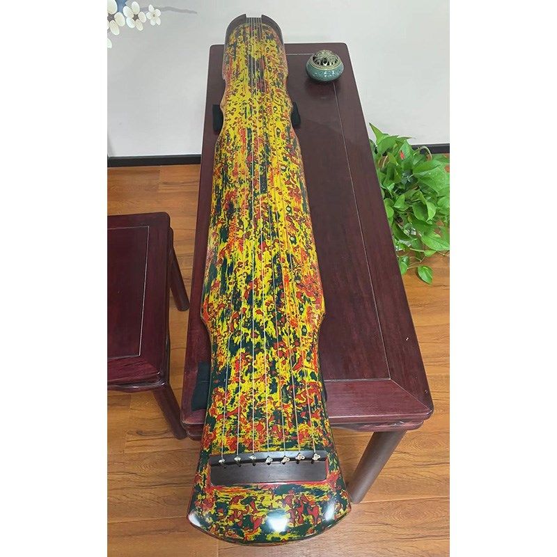 奈乐古琴 老杉木收藏演奏古琴 伏羲式混沌式落霞式 竹节式 犀皮琴