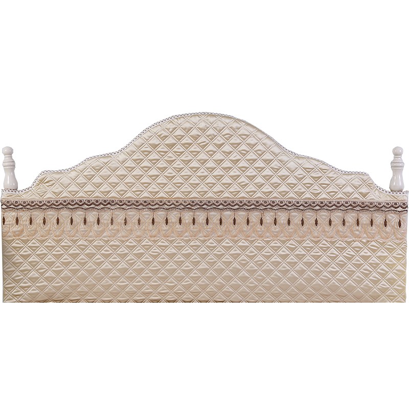 定制床头套罩全包2021新款欧式弧形半圆万能靠背木板软包防尘夹棉