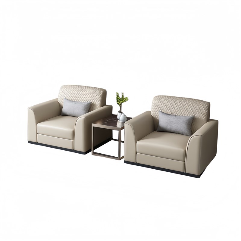 酒店接待厅贵宾沙发会议室商务洽谈沙发办公室大会堂单人茶几组合