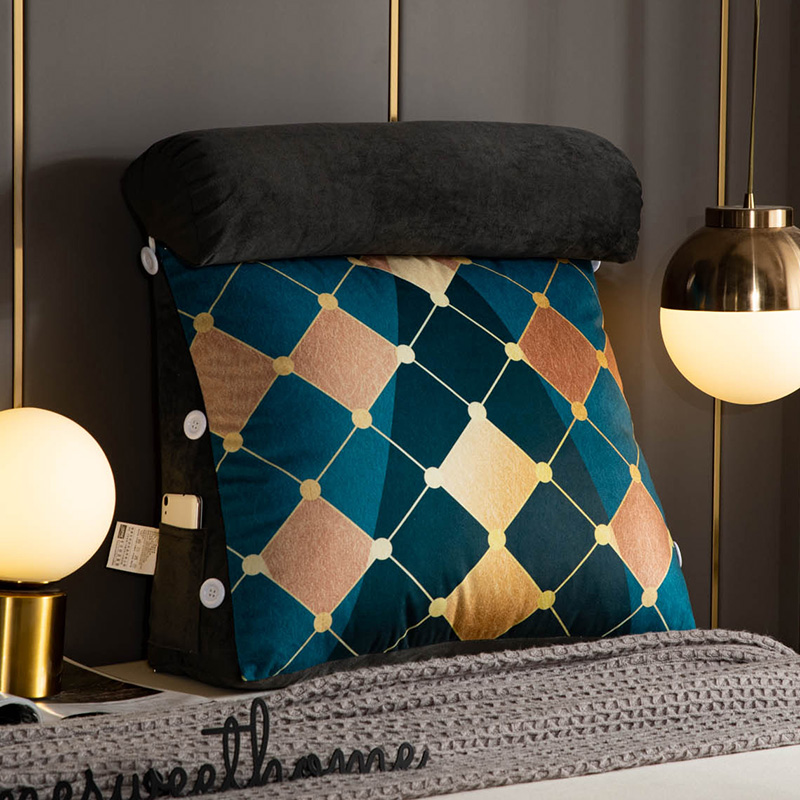 卧室床头软包榻榻米三角靠垫带头枕大靠枕客厅沙发护腰抱枕靠背垫