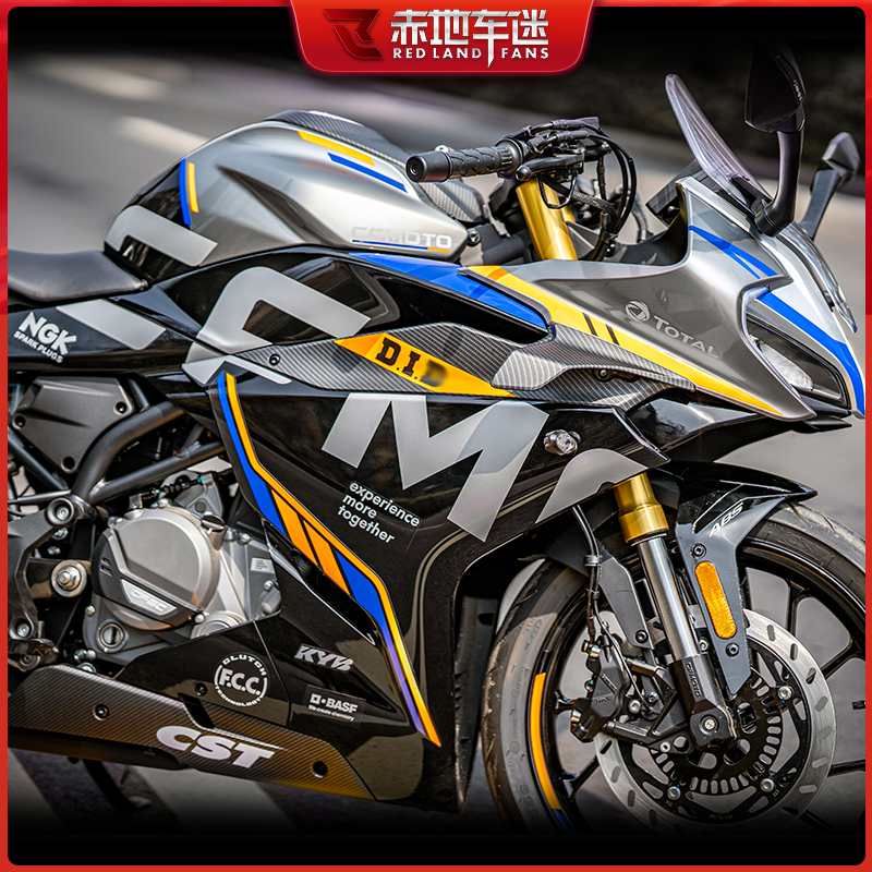 适用春风250SR赛道版MY22贴纸拉花贴花版画车身装饰贴画改装22款