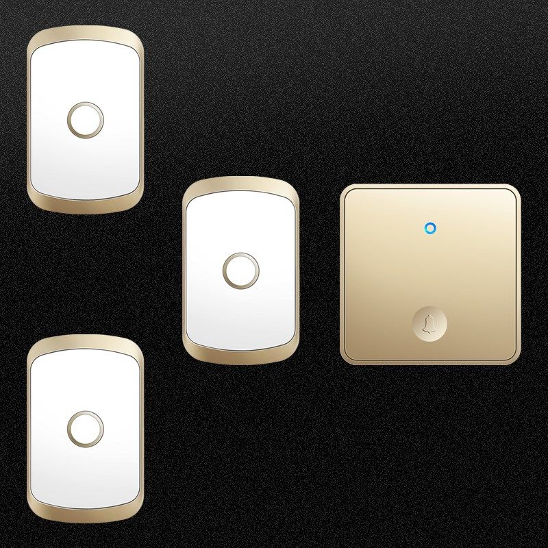 大板门铃自发电无线家用一拖三远距离电子遥控门钟老人按铃呼叫器,电子/电工,楼宇对讲设备,淘宝优惠券,粉丝福利购,淘宝优惠卷