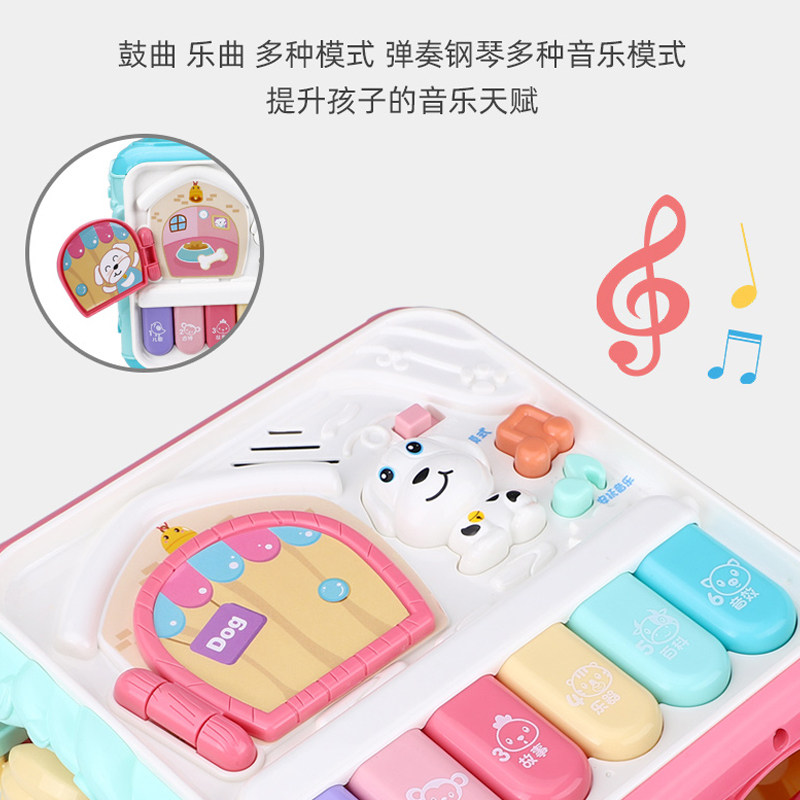 儿童打鼓玩具打击乐器女孩宝宝手拍鼓男孩婴幼儿手敲小鼓1一3岁