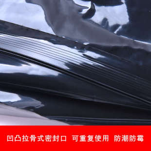 黑色PE自封袋加厚大號(hào)密封袋防塵塑料封口袋遮光快遞包裝 袋100個(gè)