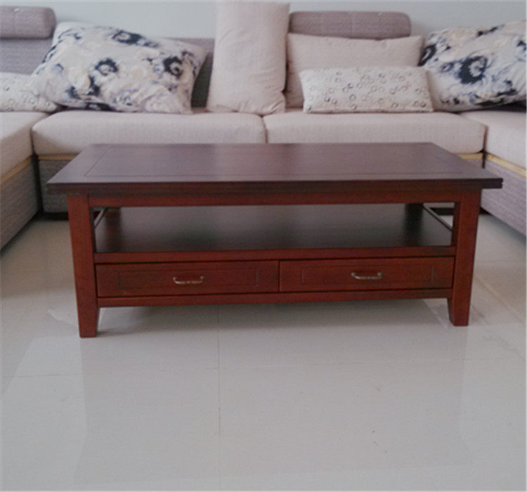 茶几实木茶几g松木茶几橡木茶几带抽屉茶几简约茶几床上炕上桌定